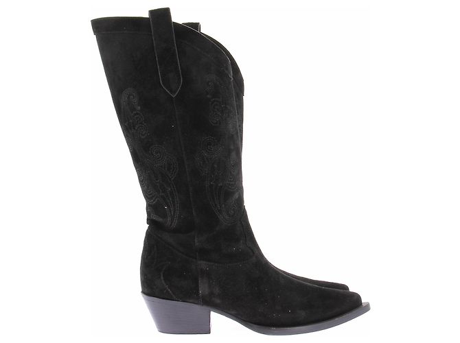 Etro Schwarze Wildleder-Stiefel - Ansicht 2