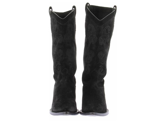 Etro Schwarze Wildleder-Stiefel - Ansicht 4