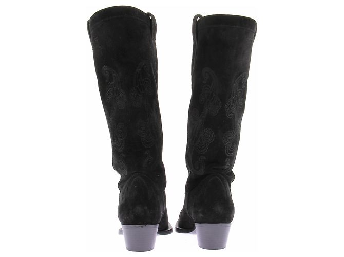 Etro Schwarze Wildleder-Stiefel - Ansicht 5