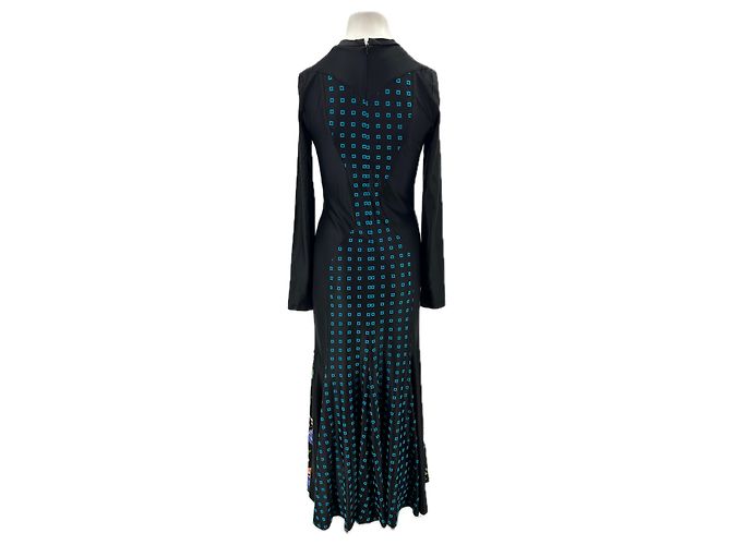 Autre Marque Vestido largo estampado RABANNE negro - vista 2