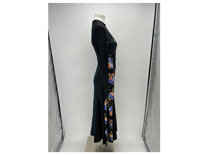 Autre Marque Vestido largo estampado RABANNE negro - vista 3