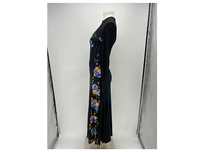 Autre Marque Vestido largo estampado RABANNE negro - vista 4