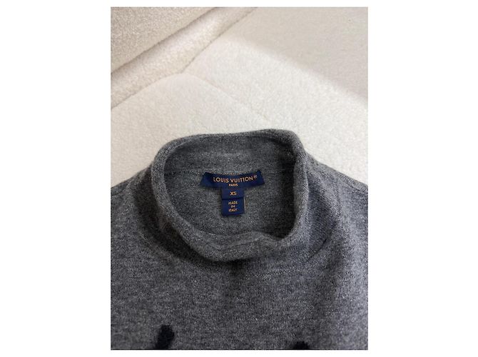 Suéter de cuello alto Louis Vuitton Gris - vista 3