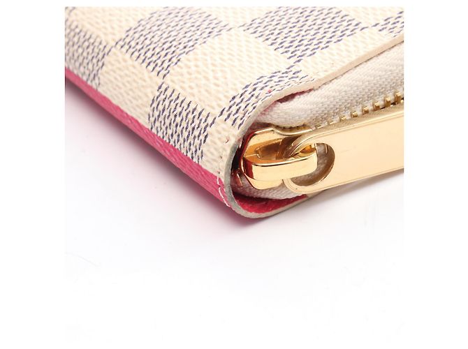 Cartera Zippy Louis Vuitton Damier Azur Larga Blanco Multicolor - vista 7