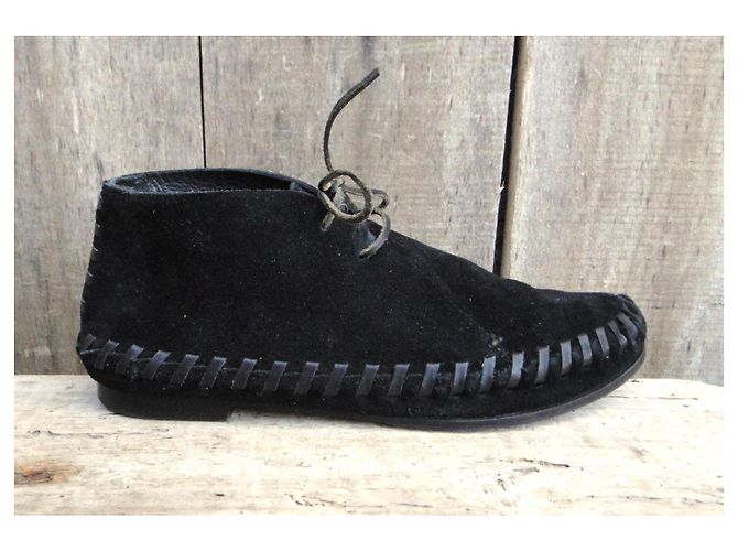 Botas Acne Mohawk de ante negro - vista 2