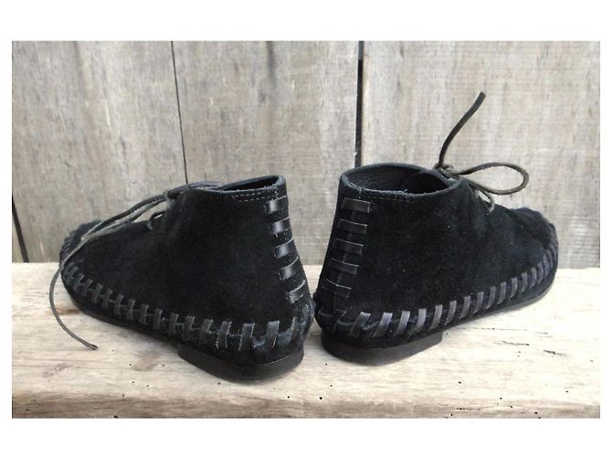 Botas Acne Mohawk de ante negro - vista 5