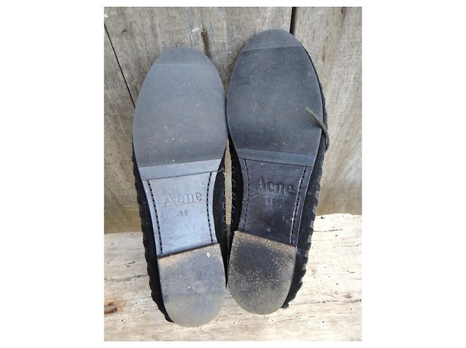 Botas Acne Mohawk de ante negro - vista 6