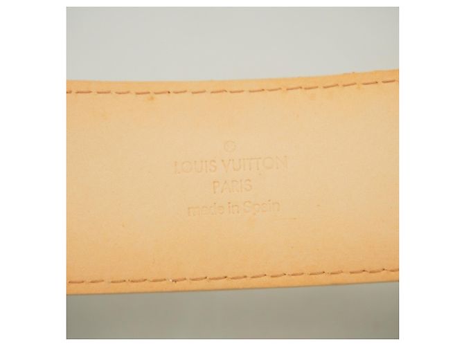Cintura Damier Azur Louis Vuitton Bianco - vista 2
