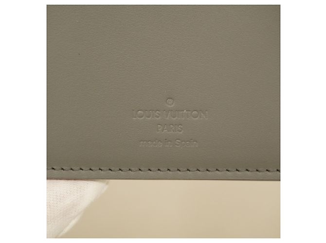Portafoglio Lungo Brazza Monogram Shadow Louis Vuitton Marrone Grigio antracite - vista 4