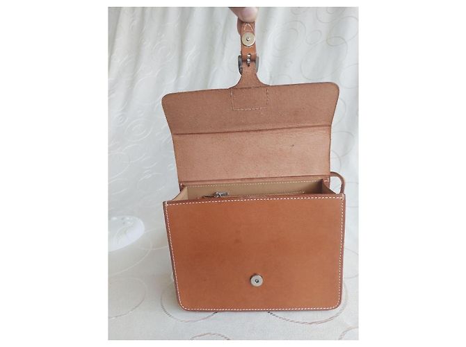 Courreges ​Authentic Vintage Courrèges Paris Structured Leather Crossbody Bag - vue 11