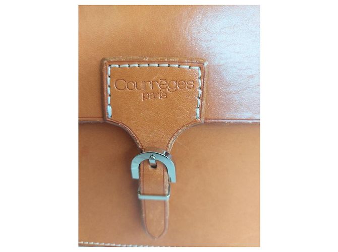 Courreges ​Authentic Vintage Courrèges Paris Structured Leather Crossbody Bag - vue 12