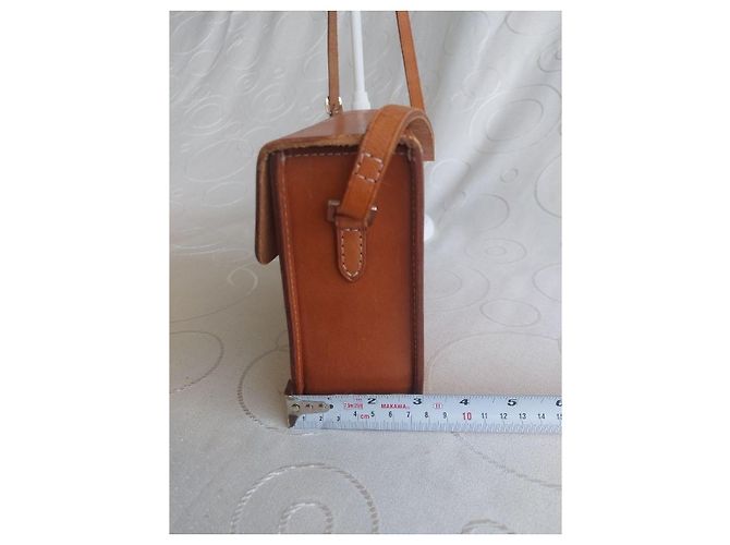 Courreges ​Authentic Vintage Courrèges Paris Structured Leather Crossbody Bag - vue 8