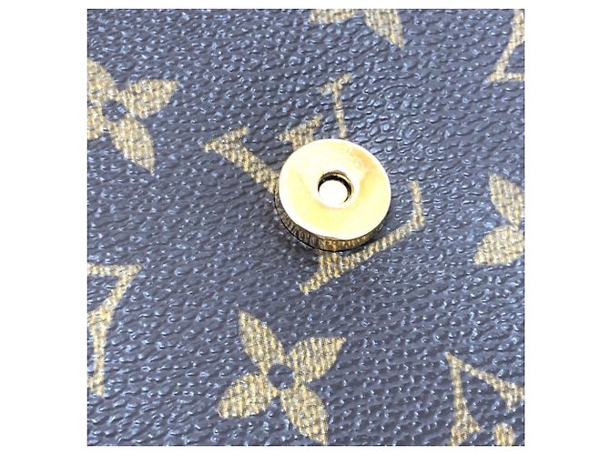 Borsa Pochette Twin GM Monogramma Louis Vuitton Marrone - vista 13