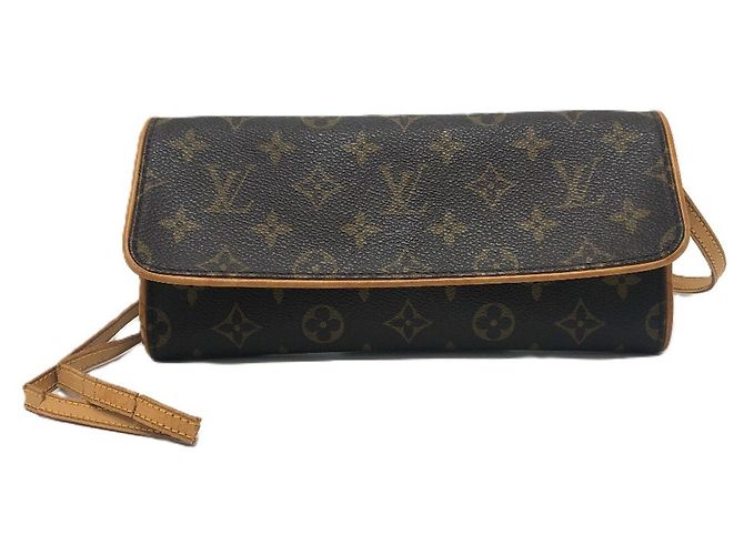 Borsa Pochette Twin GM Monogramma Louis Vuitton Marrone - vista 2