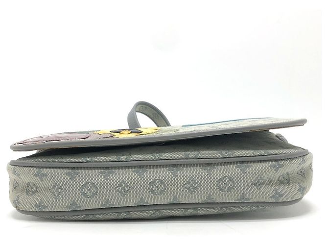Borsa a tracolla Louis Vuitton Monogram Mini Musette Contes de Fées Blu Giallo Monogramma - vista 6