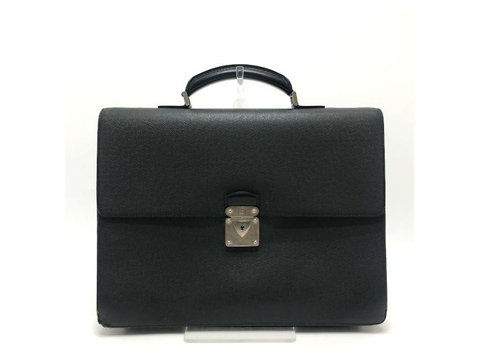 Borsa Documenti Louis Vuitton Taiga Neo Robusto 2 Nero Grigio - vista 2