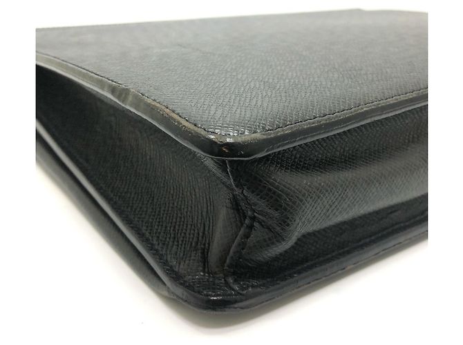 Borsa Documenti Louis Vuitton Taiga Neo Robusto 2 Nero Grigio - vista 9