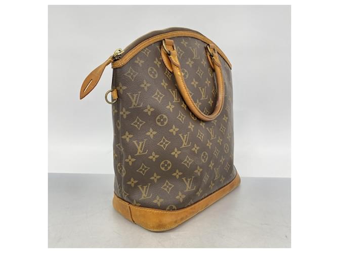 Borsa a mano verticale Lockit Monogram Louis Vuitton Marrone - vista 2