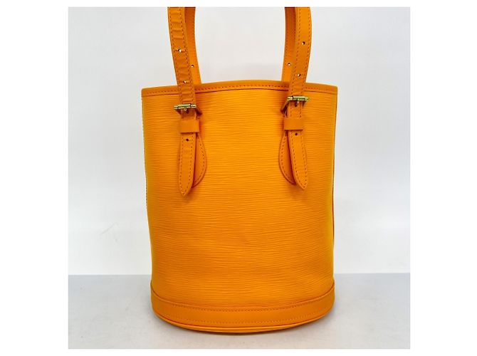 Louis Vuitton Epi Bucket PM Tote Bag Grau - Ansicht 11