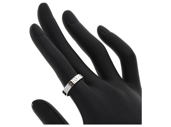 Anello in oro bianco 18K Gucci Icon - vista 6