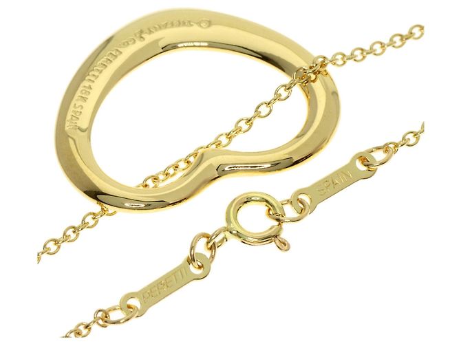 Elsa Peretti Collana Open Heart in Oro Giallo 18K di Tiffany & Co. - vista 2