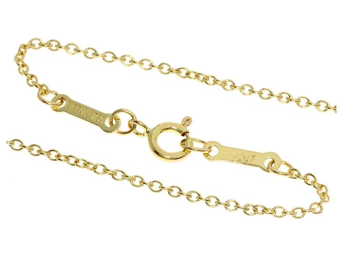 Elsa Peretti Collana Open Heart in Oro Giallo 18K di Tiffany & Co. - vista 3