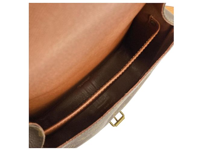 Borsa a Spalla Cartouchiere Monogramma Louis Vuitton Marrone - vista 10