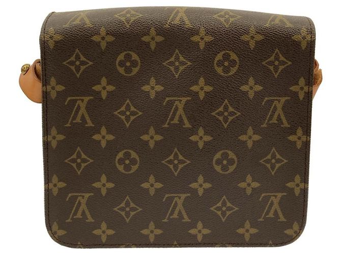Borsa a Spalla Cartouchiere Monogramma Louis Vuitton Marrone - vista 2