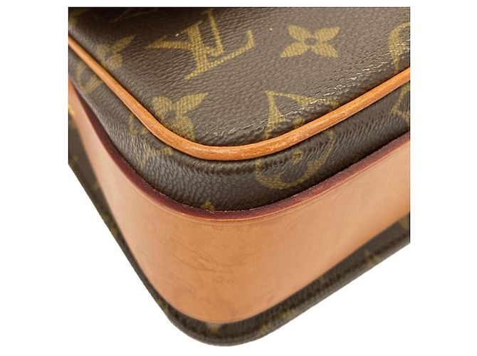 Borsa a Spalla Cartouchiere Monogramma Louis Vuitton Marrone - vista 3