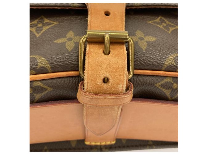 Borsa a Spalla Cartouchiere Monogramma Louis Vuitton Marrone - vista 5