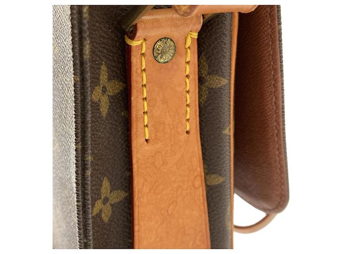 Borsa a Spalla Cartouchiere Monogramma Louis Vuitton Marrone - vista 6