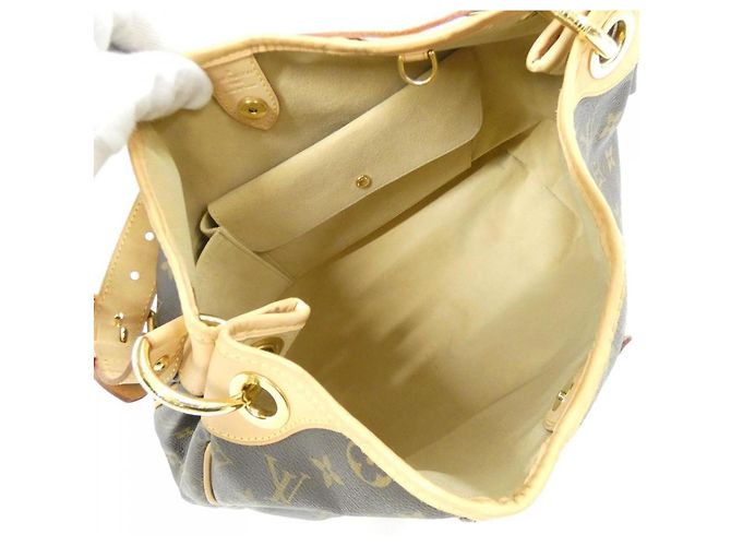 Borsa a Spalla Louis Vuitton Monogram Galliera PM Marrone Monogramma - vista 9