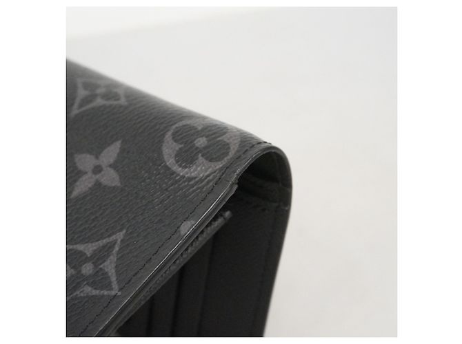 Portafoglio Lungo Brazza Monogram Eclipse Louis Vuitton Nero - vista 11