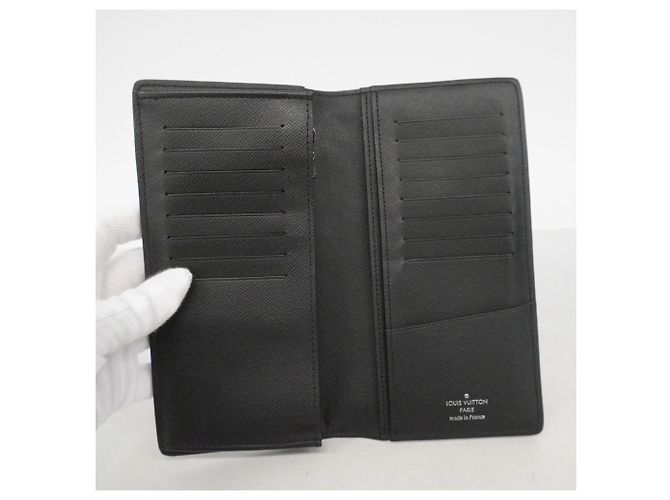 Portafoglio Lungo Brazza Monogram Eclipse Louis Vuitton Nero - vista 3