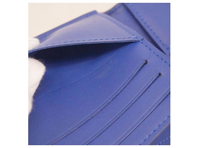 Louis Vuitton Taurillon Leather Slender Wallet M80590 Blue - view 5