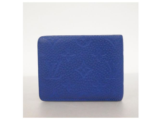 Louis Vuitton Taurillon Leather Slender Wallet M80590 Blue - view 9