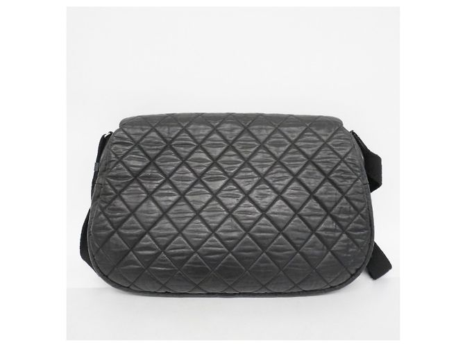 Borsa a Spalla in Nylon Nero Chanel Coco Cocoon - vista 14