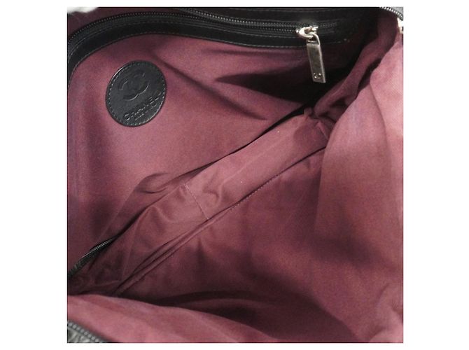 Borsa a Spalla in Nylon Nero Chanel Coco Cocoon - vista 4