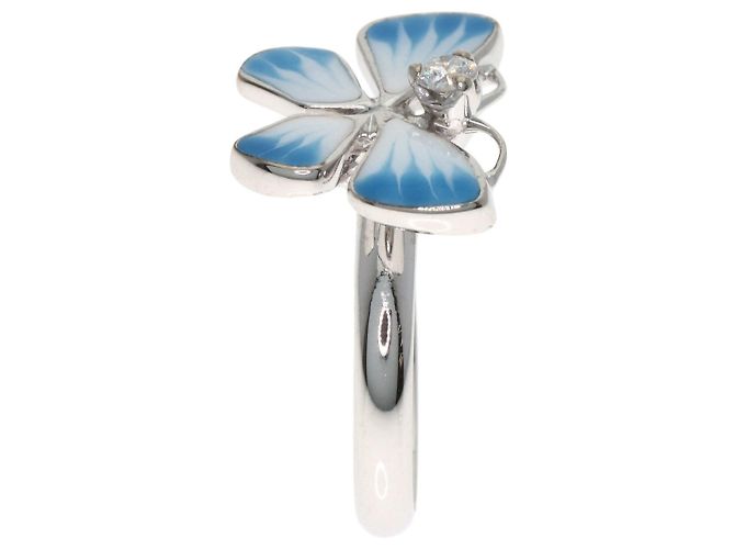 Anello Pinky con Motivo Farfalla Christian Dior D'oro - vista 3
