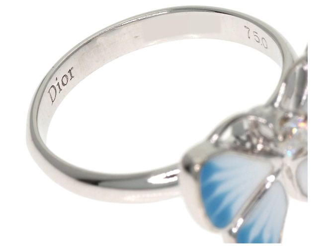 Anello Pinky con Motivo Farfalla Christian Dior D'oro - vista 5