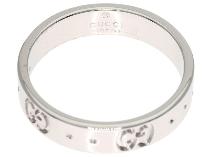 Gucci Icon Band Ring aus 18K Weißgold - Ansicht 4