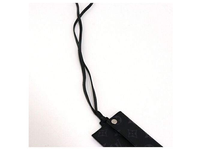 Tarjetero Portecarte On Strap de Louis Vuitton Negro - vista 4