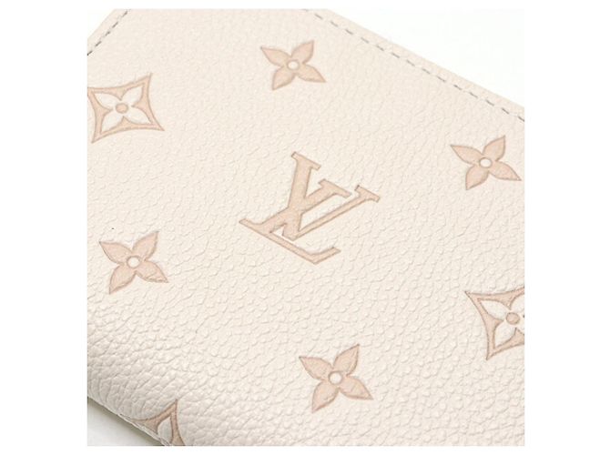 Monedero Zippy Louis Vuitton Beige - vista 3