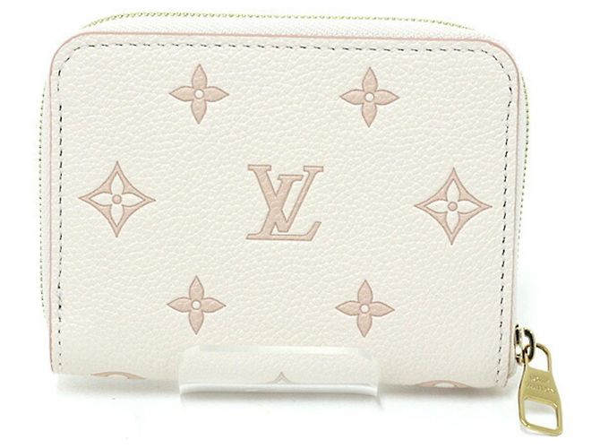 Monedero Zippy Louis Vuitton Beige - vista 4