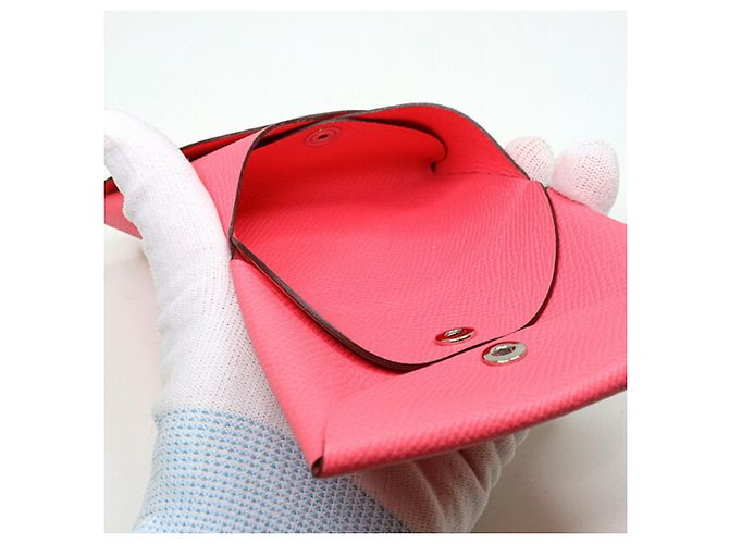 Hermès Tarjetero Calvi Duo Rosa Hermes - vista 6