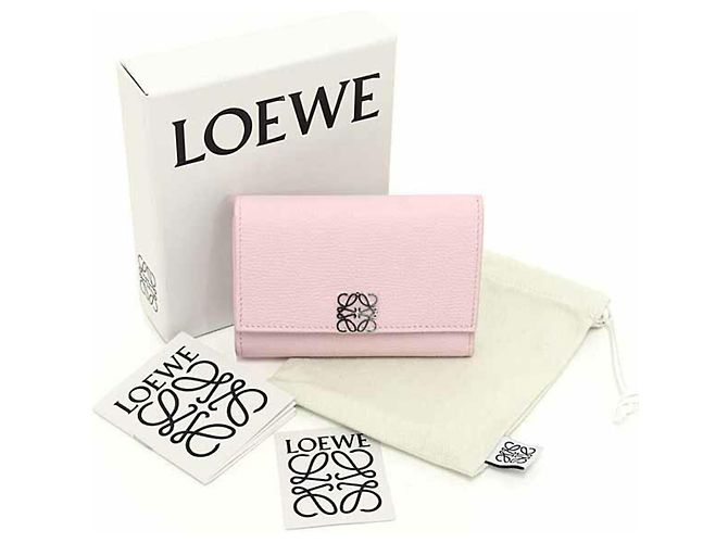 Cartera Vertical Anagram Loewe Rosa - vista 2