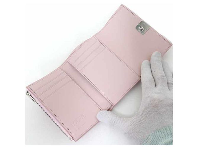 Cartera Vertical Anagram Loewe Rosa - vista 5