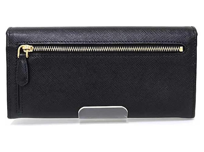 Cartera Larga Saffiano Prada Negro - vista 3