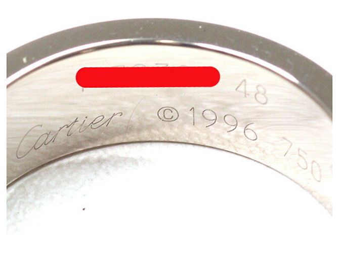 Anello Love Cartier Modello Classico in Oro Bianco D'oro - vista 3