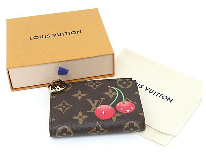 Billetera bi-fold Lisa LV x TM de Louis Vuitton Castaño Multicolor Monograma - vista 6